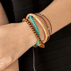 ❤️‍🔥5/$25❤️‍🔥 STACK To Basics Blue Bracelet